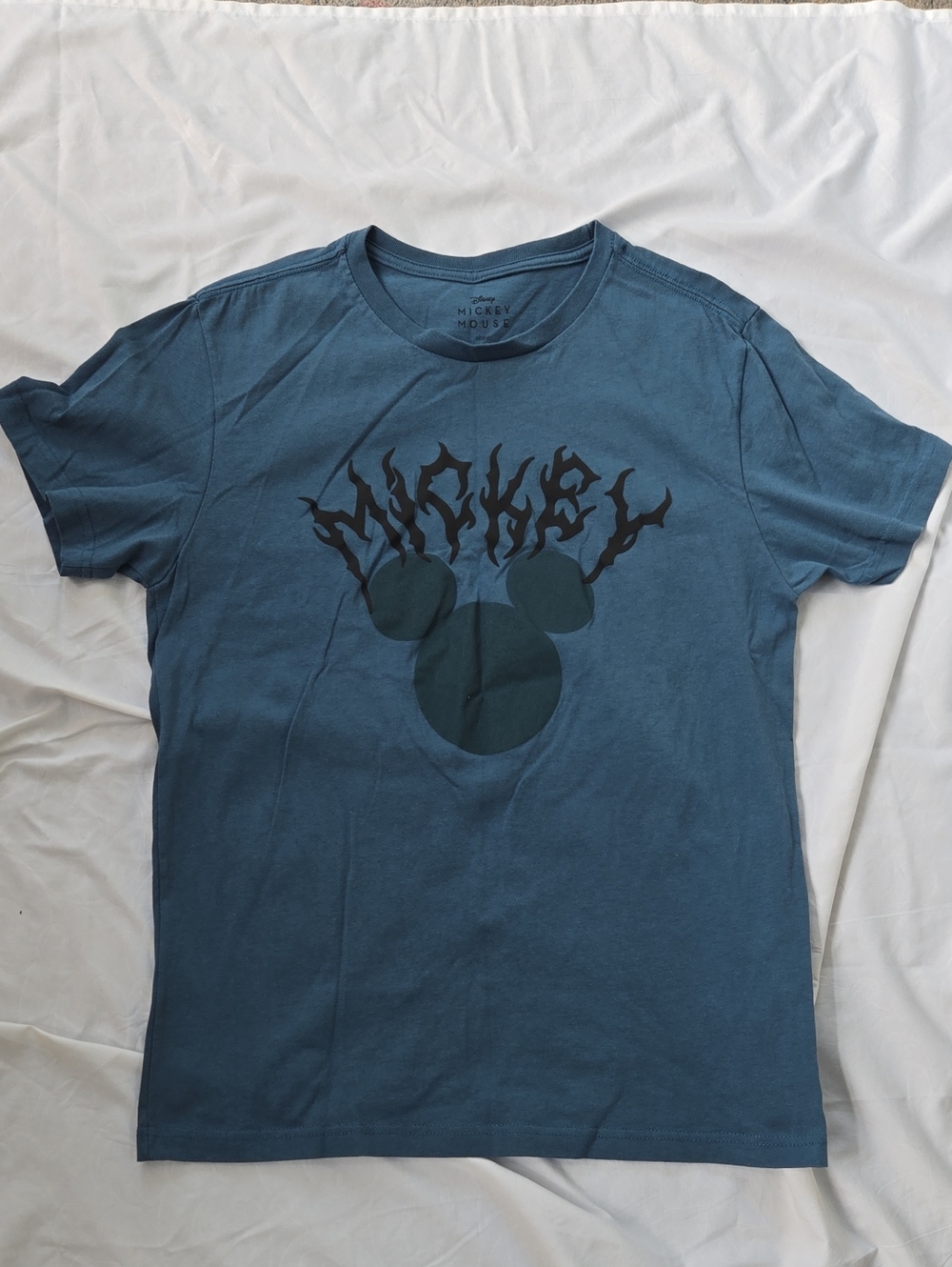 Men's/Unisex Dark Teal Color Mickey Mouse Tshirt Made For Mexican Market